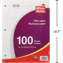 Papel de relleno de 80 hojas, 8 "x 10,5"