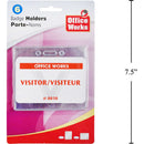 Porta credeciales de visitante, porta carnet ( 6pzas)