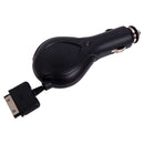 iFocus, cargador de coche retráctil para iPhone / iPod de 3 pies, caja de ventana