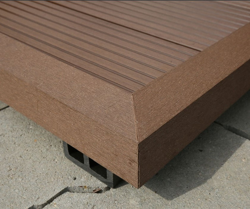Angulo Remate Deck Caoba WPC Exteriores 50 x50x2900mm