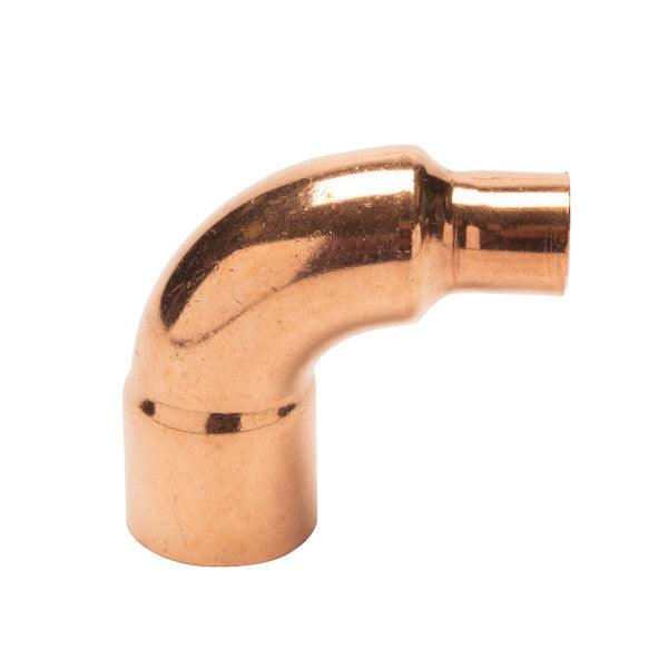 Codos reductores de 90° de cobre