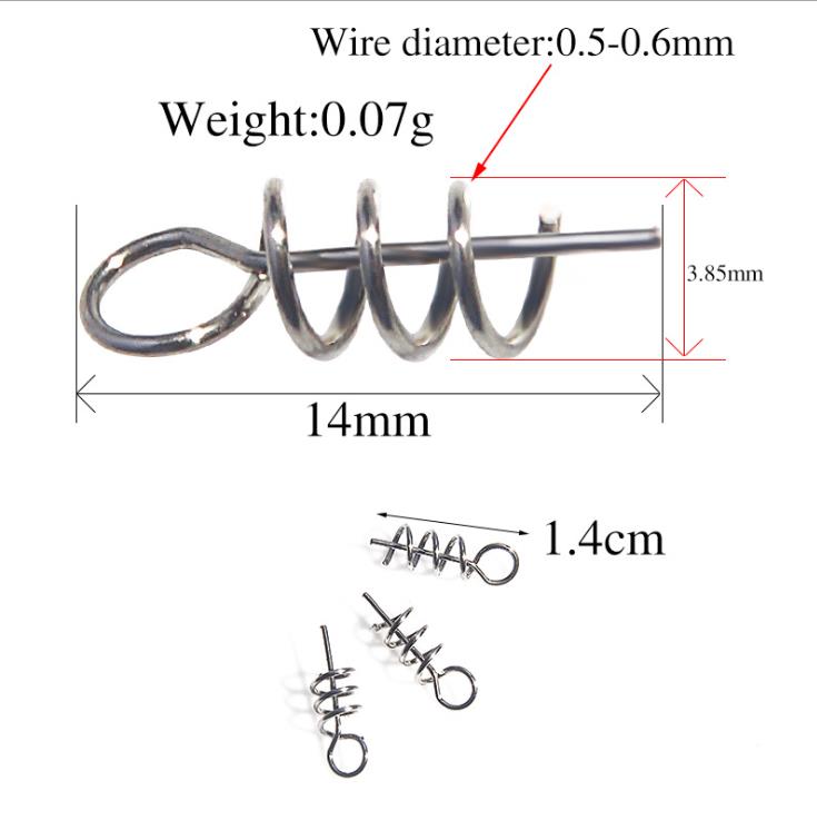 Conector inea pesca anzuelo tipo rosca