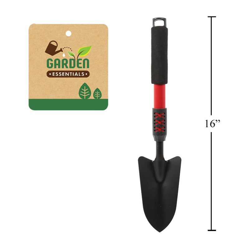 Garden E. Pala de acero al carbono de lujo de 16 "con agarre de espuma, cht