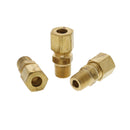 Adaptador macho de compresión de 1/4" x 3/8" (