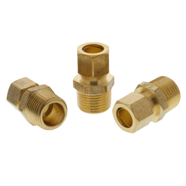 Adaptador macho de compresión de 1/2" x 1/2" (