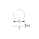 Tapitas decorativas  de 16 mm. Satinada ( se vende por unidad)