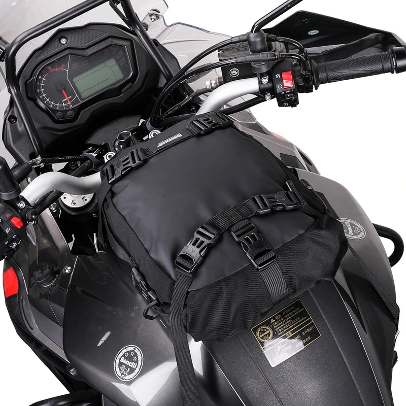Bolsos laterales para motocicleta. Negro Rhinowalk