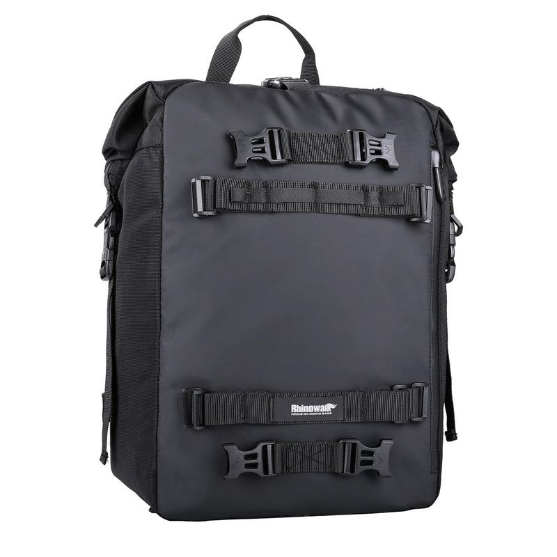 Bolso lateral para motocicleta 30L. Negro Rhinowalk