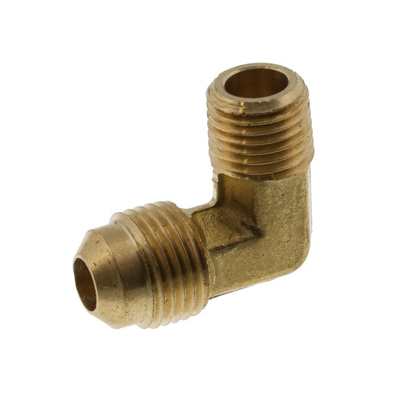 Codo flare de gas 90° de 3/8" x 1/2" (