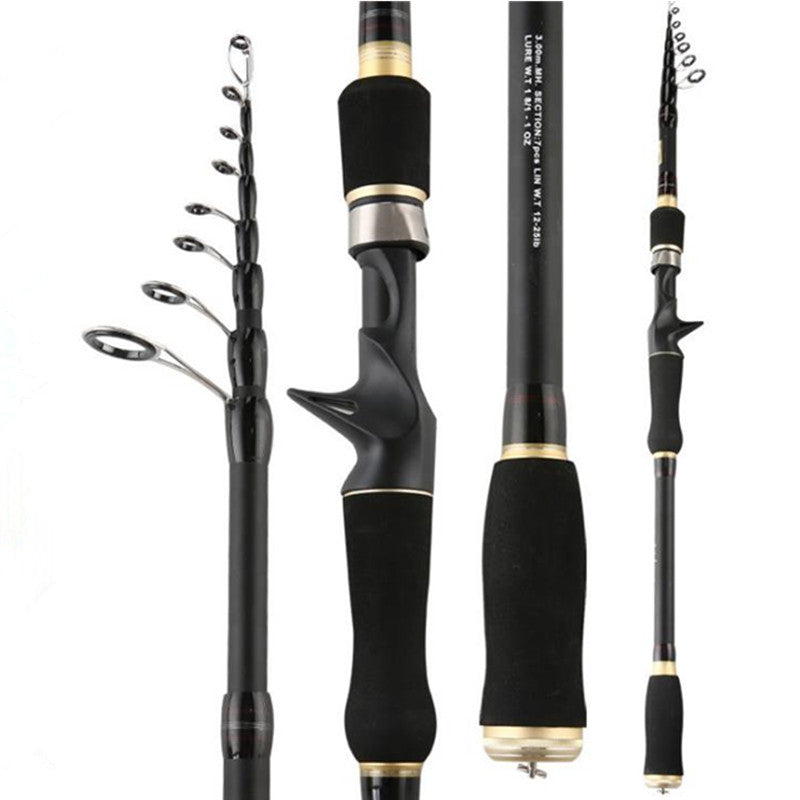 Caña de pesca Casting 2.4 m ligera