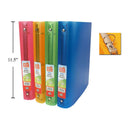 Carpeta de polietileno de 1 "con refuerzo  (1pza) (Viene en colores variados al azar)