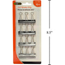 Desk Tech - Clip sujetapapeles para carpetas de 3/4 ", 12 piezas, Negro