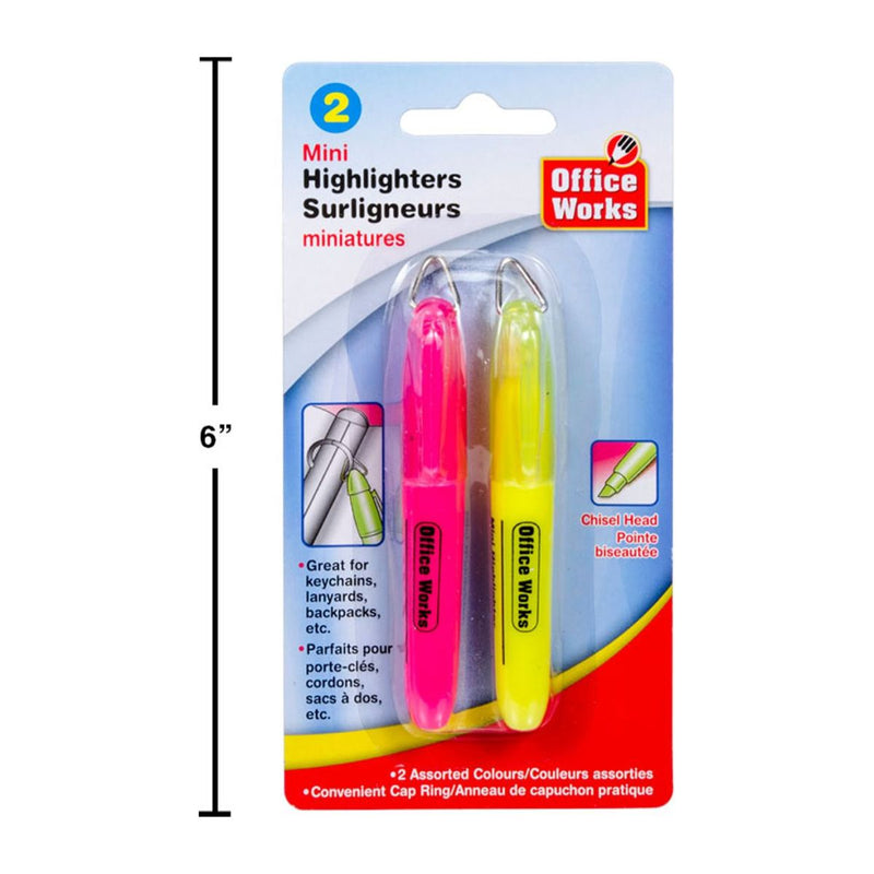 Resaltadores 2 piezas, b / c