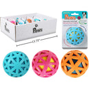 Pelota de recuperación geométrica 2,75 ",  (1pza) (Viene en colores variados al azar)