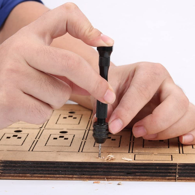 Juego de 10pcs de mini brocas 0,3-1,2mm vastago de 1/8" para perforaciones chicas en tarjetas elect