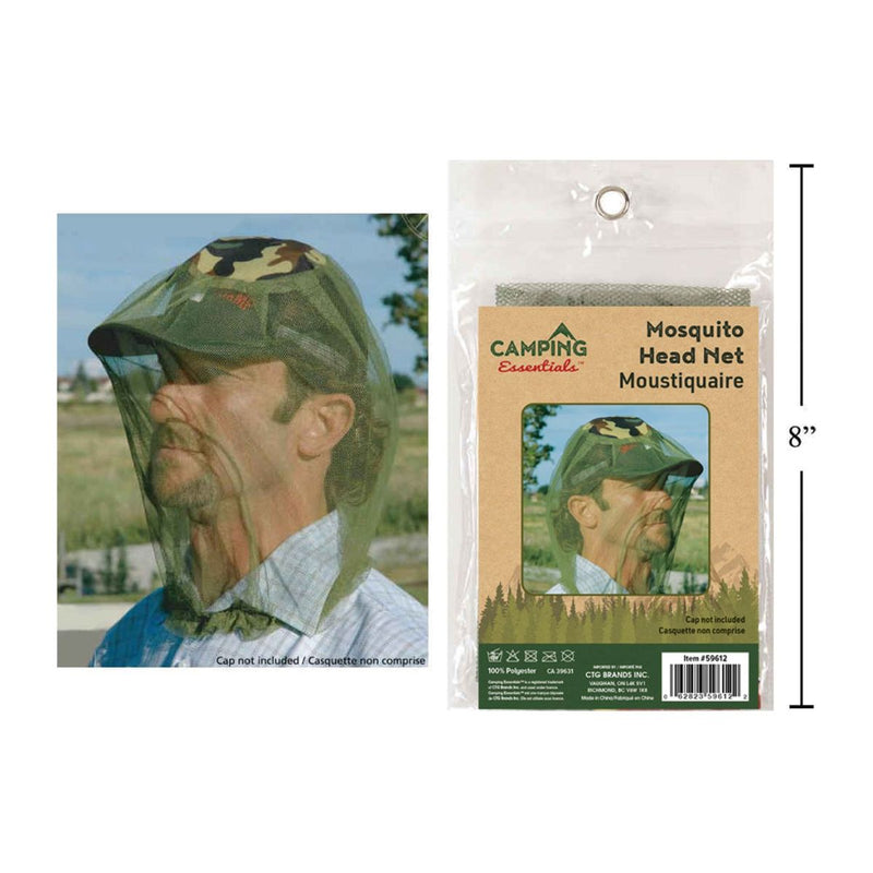 Mosquitera de cabeza para acampar