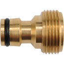 Adaptador conector de manguera macho rosca 3/4''