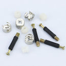 (1,000 pcs) Kit de conexión 3 en 1 ensambladores para muebles, sistema mini fix.
