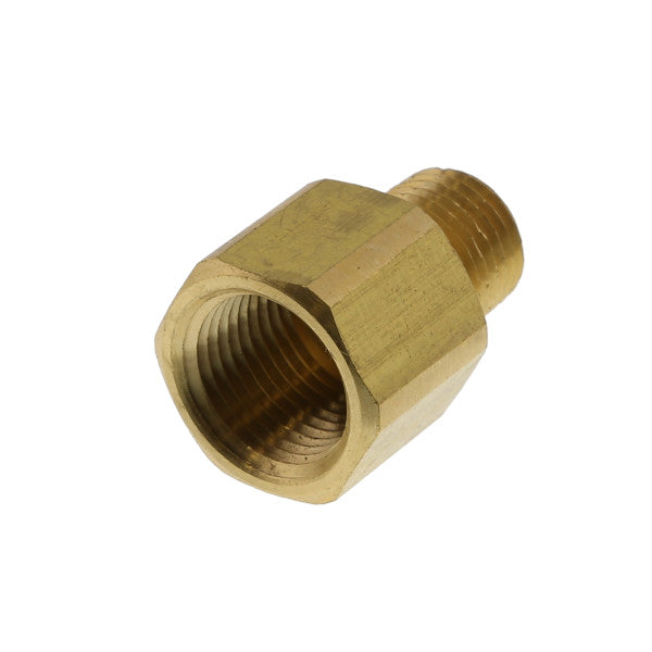 Reduccion adaptador hexagonal de latón 1/4" x 1/8" para tuberías