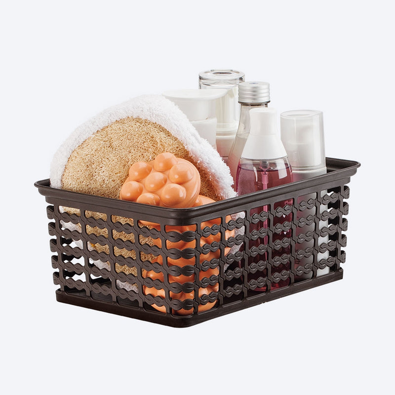 Canasta multiusos deco, 4l, color wengué