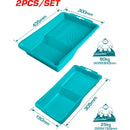 Bandejas para pintar. 435 x 300 x 150mm. Con marca de Volumen. Diseño especial. Set de 2 piezas.