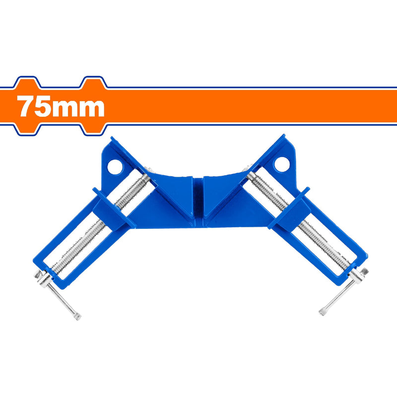 Prensa Abrazadera esquinera 90º . Alta resistencia. Sujeción de 75mm (3")