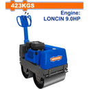 Rodillo aplanador compactador doble aplanadora compactadora Rola Motor de gasolina 6.0 kW (9.0 HP) Peso: 423 kg