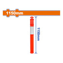 Poste de Advertencia con cinta reflectiva 1150mm. Compatible con WYJ2A06
