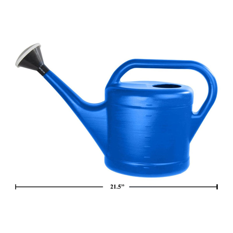 Regadera para plantas 8Lts-Azul, 21.5''x6.5''x12.25 ''