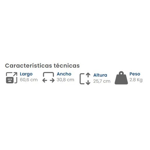 Caja de herramientas de 24", color negro con amarillo