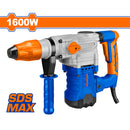 Rotomartillo 1600W. 3800 bpm. 10J. 110-120V~50/60Hz. Antivibratorio. Bloqueo de cincel. Demoledor