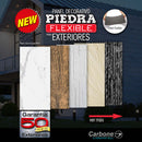 Piedra Flexible Clear Travertino panel 570 x 270 mm (2.5 - 3.3mm) 30 Pc/ box (4.62m2)