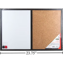 Pizarra magnetica tablero corcho blanco combinado 16 "x 24"