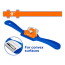 Cepillo Escochebre Para Madera 9". Espesor: 2mm. Ancho: 45 mm. Para Superficies Cóncavas.