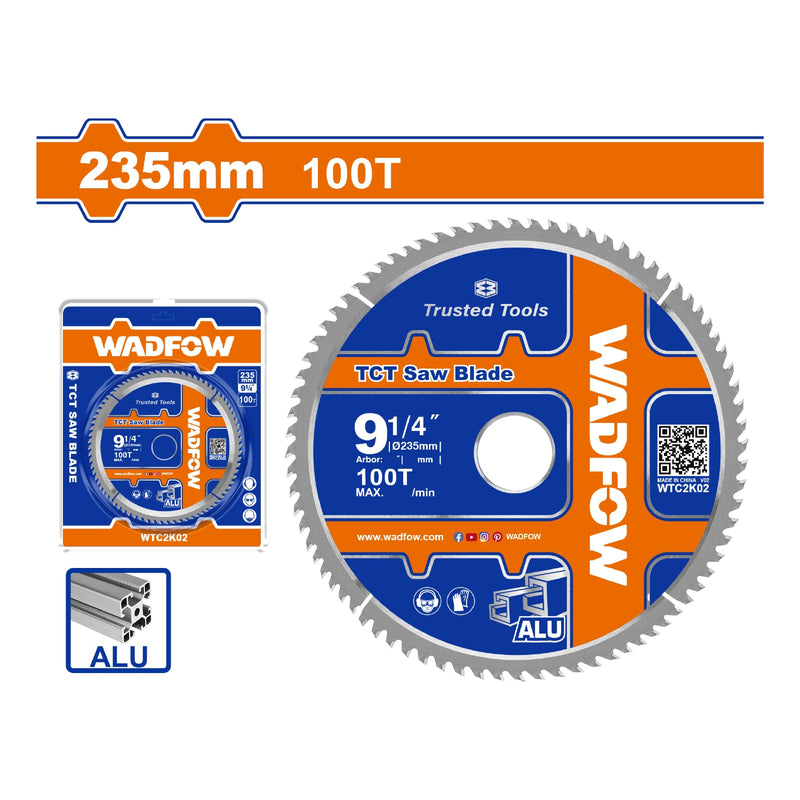 Disco De Corte Sierra TCT 9-1/4" 100T Anillo Reductor 16mm Corte De Madera. Ideal Sierra Circular.