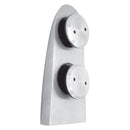 Pivote inferior de puerta. Satinado. Compatible con cierrapuertas carbone o dorma