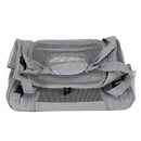 Bolsa transportadora para mascotas. Color Gris. Tamaño 45x24x28cm.