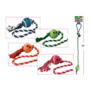 Juguete cuerda de 29 "con bola (Viene en colores variados al azar)  (1pza)