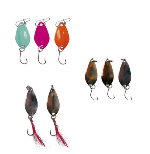 Kit Señuelos spoon metal tipo cuchara