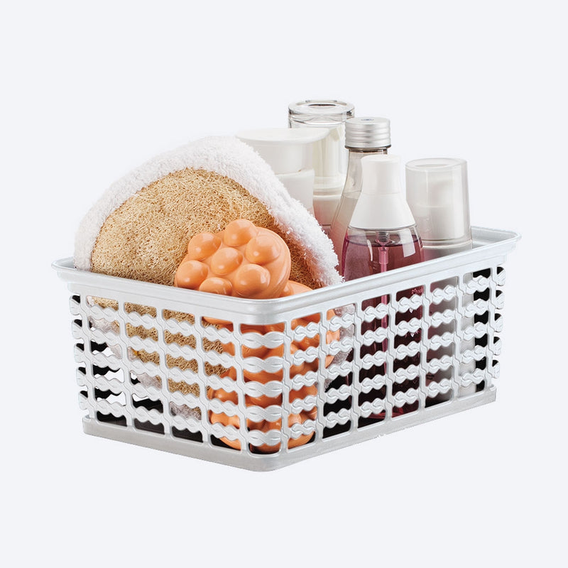 Canasta multiusos deco, 4l, color blanco