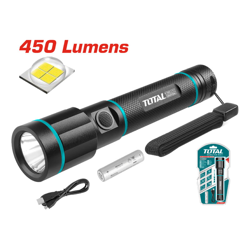 Linterna de mano Aleación de aluminio grado de aviación: 6N01-T6.