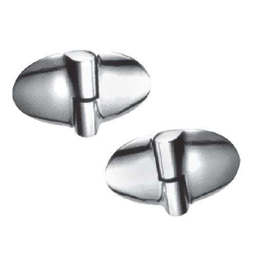 Par bisagras izquierdas SS304  Satinado.