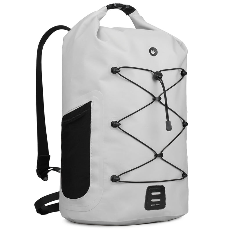 Bolso dry bag 100% impermeable 25L Gris Rhinowalk