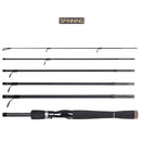 Caña de pescar 2.4 m Spining 6 secciones