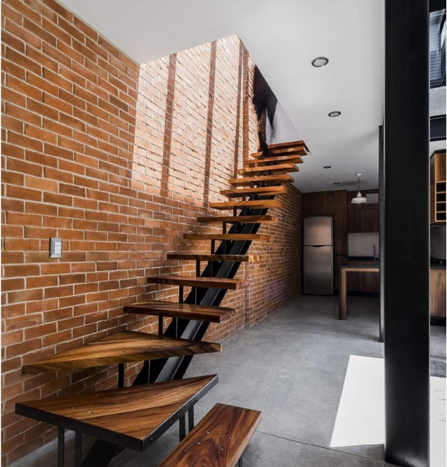 Piedra Flexible Ladrillo Oscuro panel 240 X 60 mm (2.5 - 3.3mm) 350 Pc/ box (5.04 m2)