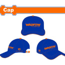 Gorra de Polyester Wadfow. Perimetro: 58cm. Color azul.