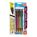 Lápices mecánicos de 4 piezasb / c