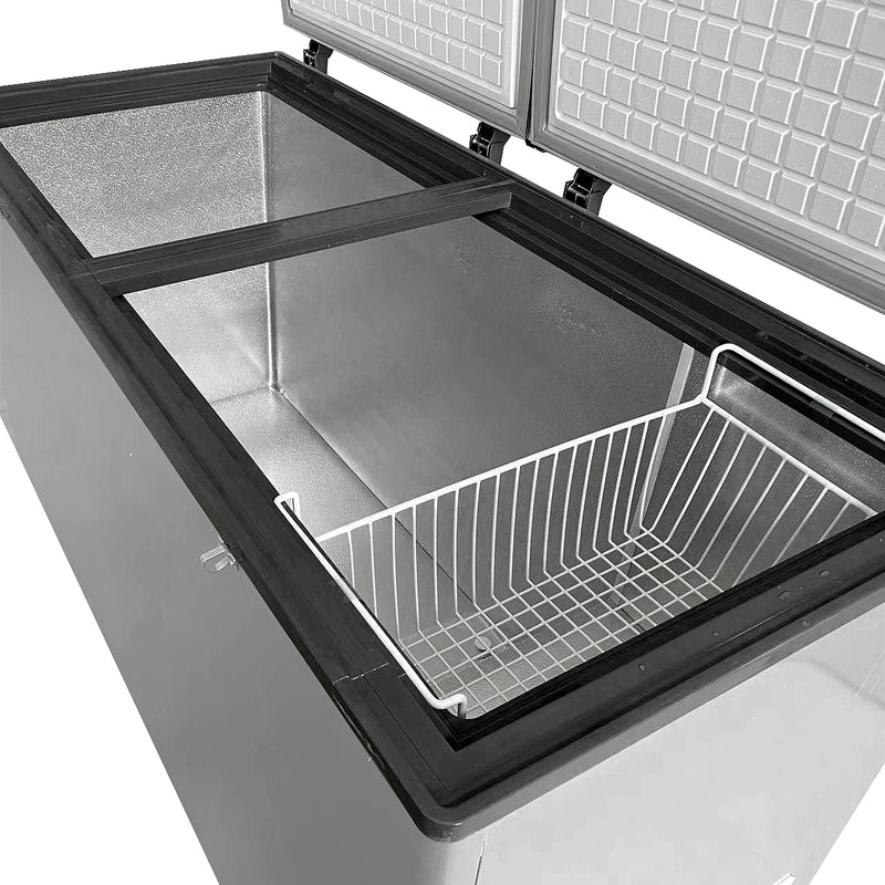 Congelador Solar 698L.166W. DC 24V. Panel Solar 1050W.(3pzs.350W c/u).1800x765x890mm.Cable 12m.