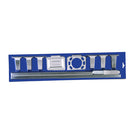 Accesorios de cuarto de baño PVC cromados 5 pcs. NESSATI. Blíster