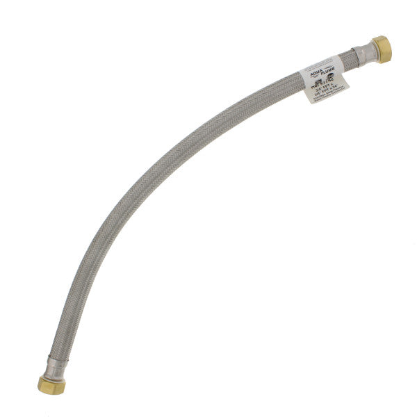Manguera de acero inoxidable trenzado de 3/4"FPT x 3/4"FPT x 24" para calentador de agua